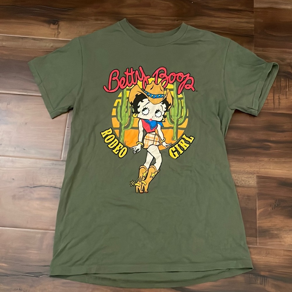 Green Betty Boop T-shirt
